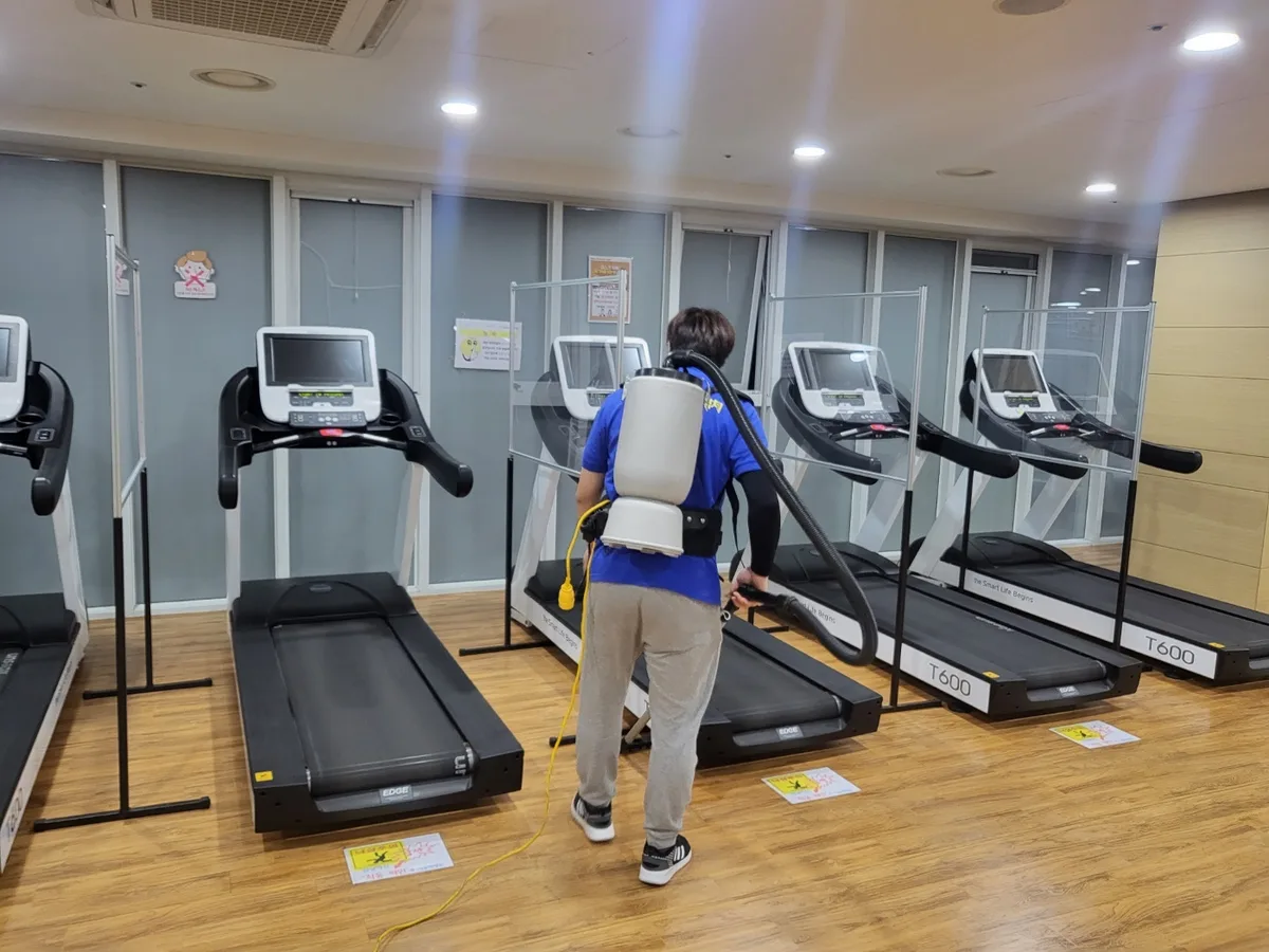 창녕군 유어면 헬스장 탕비실 직원 휴게공간 위생청소 사례 - 행진크린